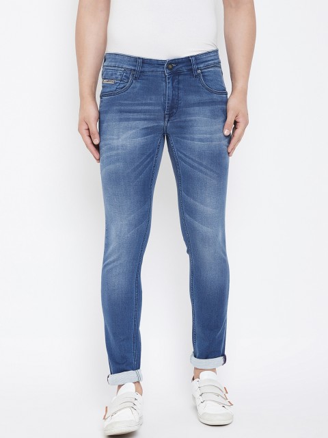 

Canary London Men Blue Smart Skinny Fit Low-Rise Clean Look Stretchable Jeans