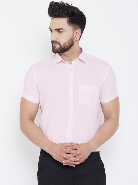 

Canary London Men Pink Smart Regular Fit Solid Formal Shirt