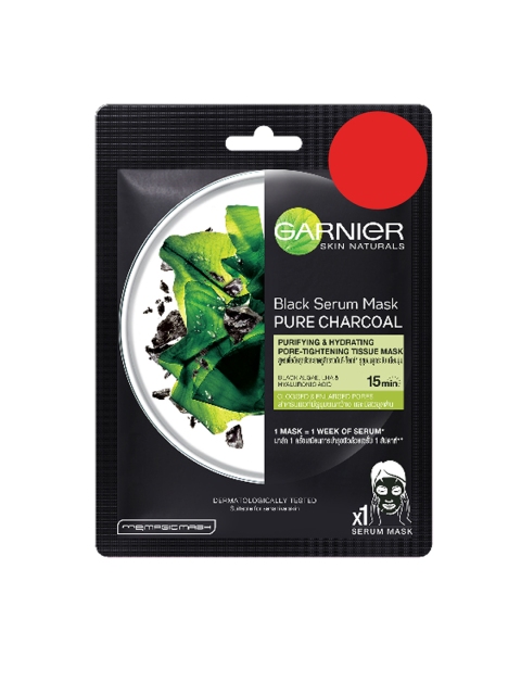 

Garnier Pure Charcoal Black Serum Mask 28 g