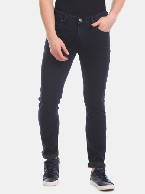 

Arrow Sport Men Navy Blue Slim Fit Low-Rise Clean Look Stretchable Jeans