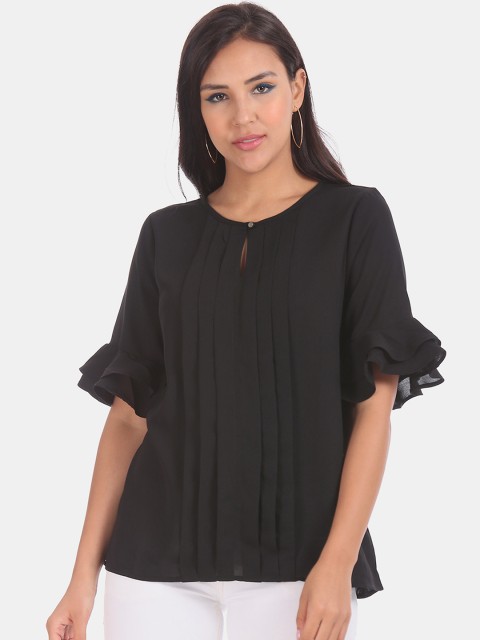 

ELLE Women Black Solid Top