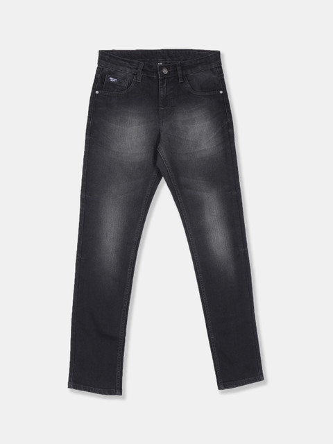 

Flying Machine Boys Black Skinny Fit Mid-Rise Clean Look Jeans