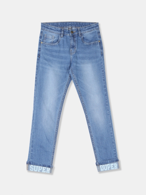 

Flying Machine Boys Blue Skinny Fit Mid-Rise Clean Look Jeans