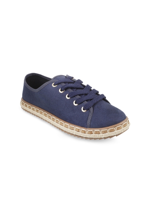 

Mochi Women Blue Solid Espadrilles
