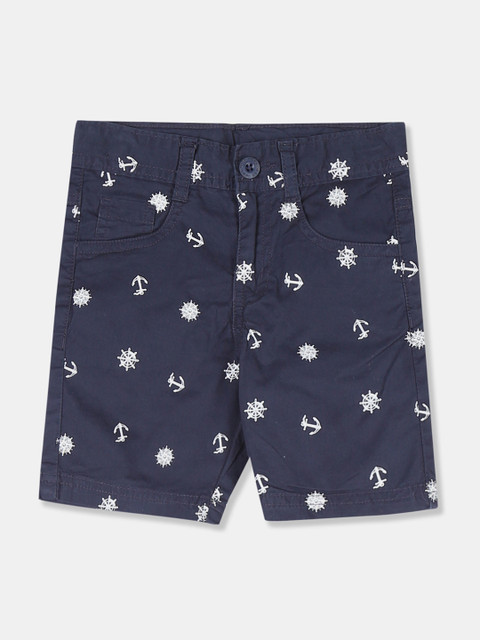 

Cherokee Boys Blue Printed Regular Fit Regular Shorts