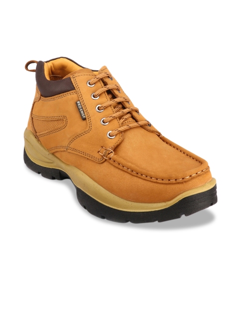 

Red Chief Men Tan Brown Leather Sneakers