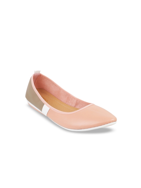 

Metro Women Pink Colourblocked Ballerinas