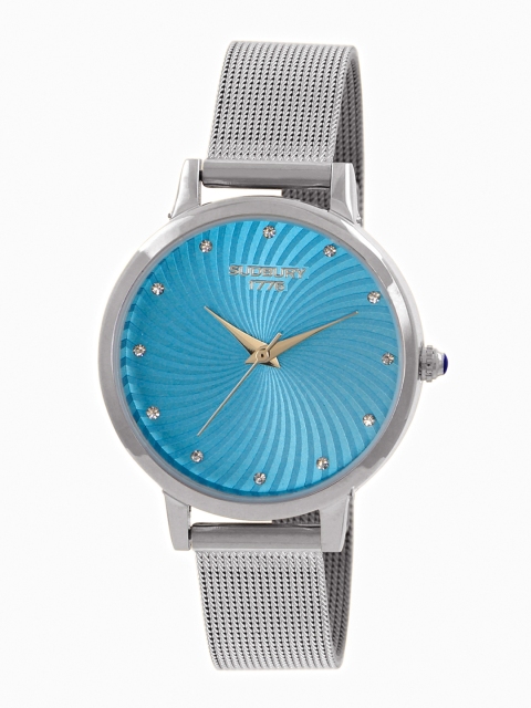 

SUDBURY 1776 Women Blue Embellished Analogue Watch SL-03