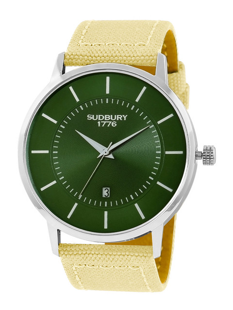 

SUDBURY 1776 Men Green Analogue Watch SG-49