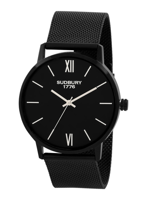 

SUDBURY 1776 Men Black Analogue Watch SG-41