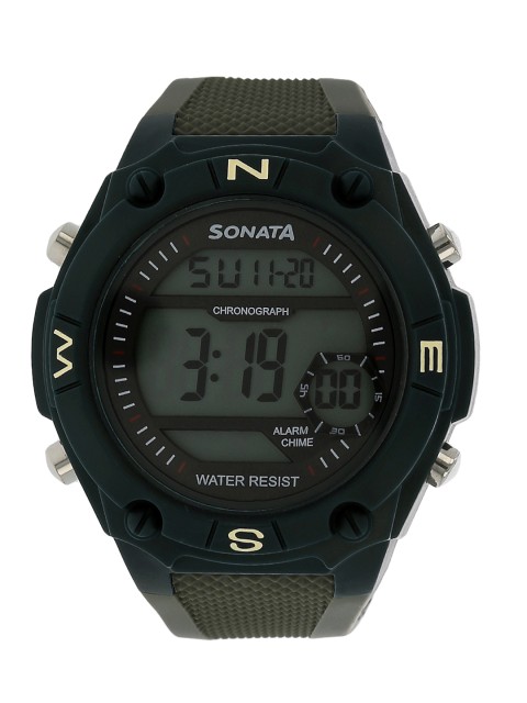 

Sonata Men Grey Digital Watch NL77033PP01A