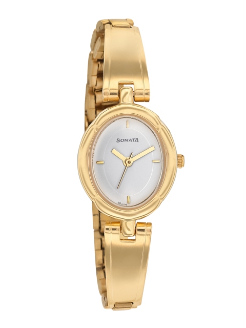 

Sonata Women White Analogue Watch NL8158YM01