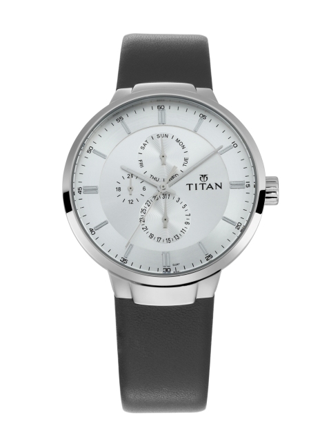 

Titan Men Silver-Toned Analogue Watch