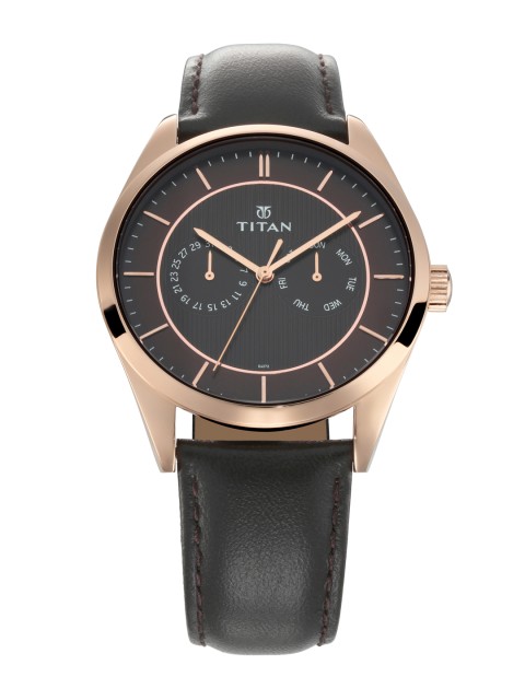

Titan Men Brown Analogue Watch NM90098WL01