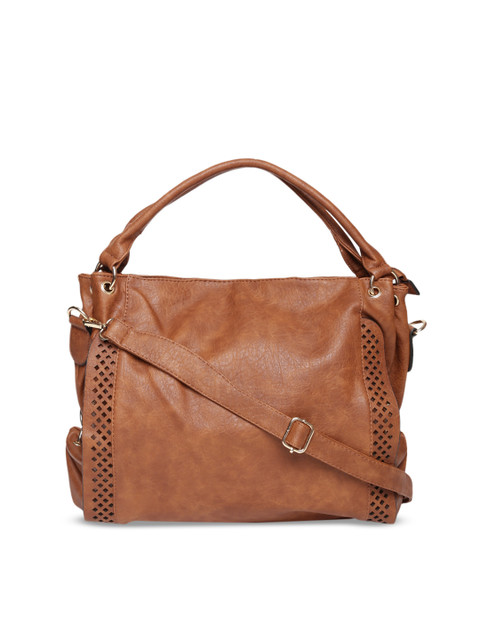 

red pout Brown Solid Handheld Bag