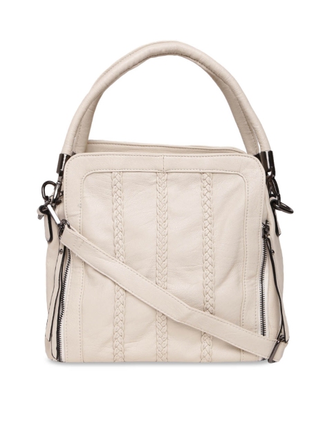 

red pout White Solid Handheld Bag