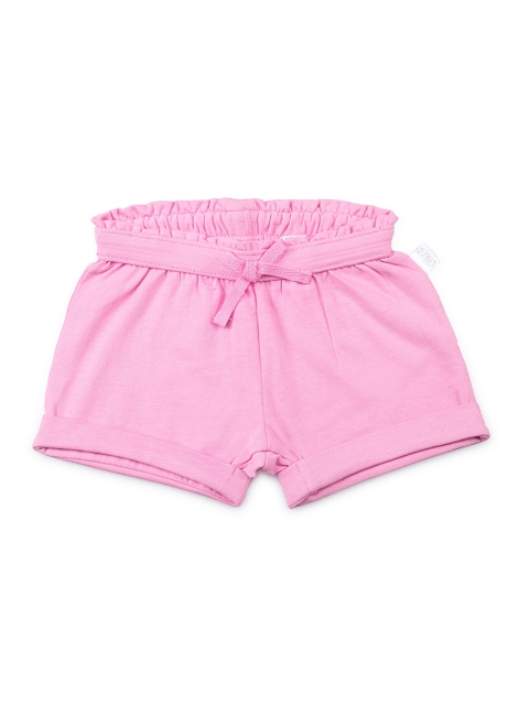 

Chicco Girls Pink Solid Regular Fit Shorts