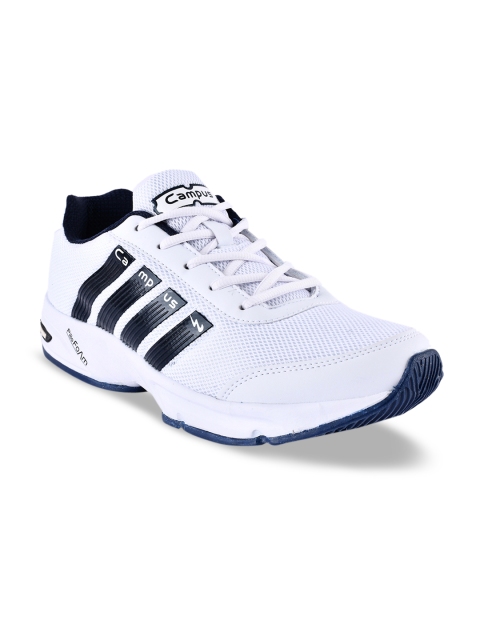 

Campus Men White Mesh Running Shoes