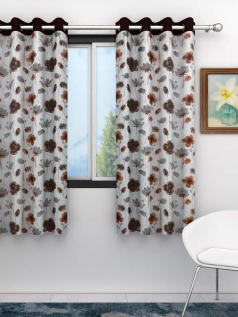 

Athom Trendz Multicoloured Single Window Curtain, Multi