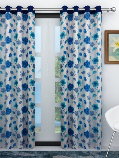 

Athom Trendz Multicoloured Single Door Curtain, Multi