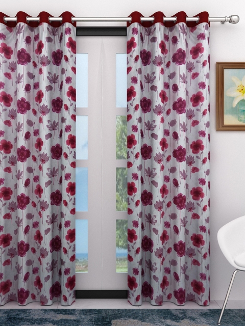 

Athom Trendz Multicoloured Single Door Curtain, Multi