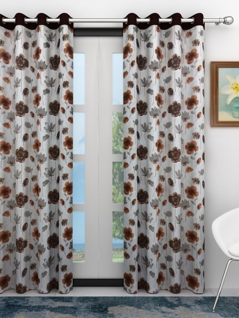 

Athom Trendz Multicoloured Single Door Curtain, Multi