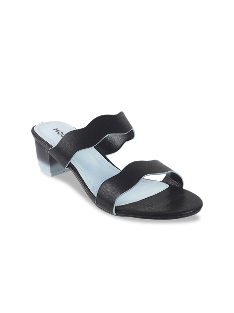 

Mochi Women Black Solid Heels