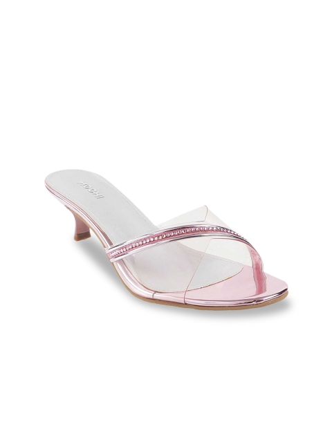 

Mochi Women Pink Embellished Heels