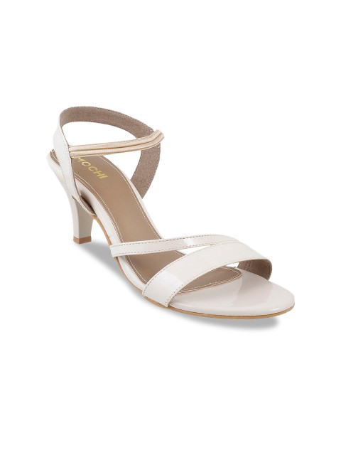 

Mochi Women Beige Solid Heels