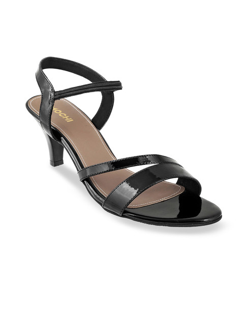 

Mochi Women Black Solid Heels