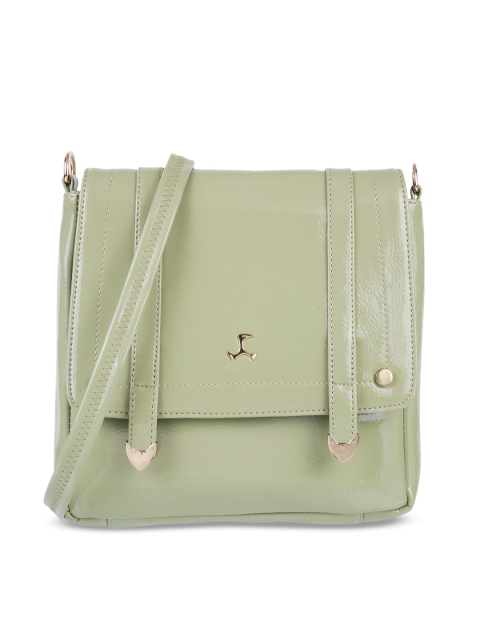 

Mochi Green Solid Sling Bag