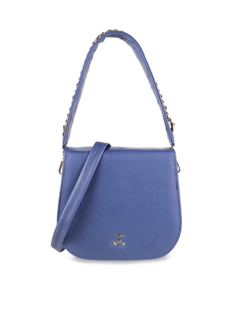 

Mochi Women Blue Solid Handheld Bag