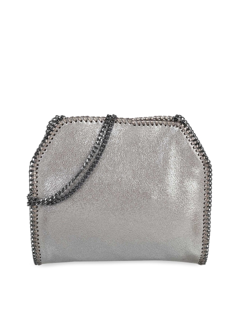 

Mochi Grey Embellished Sling Bag