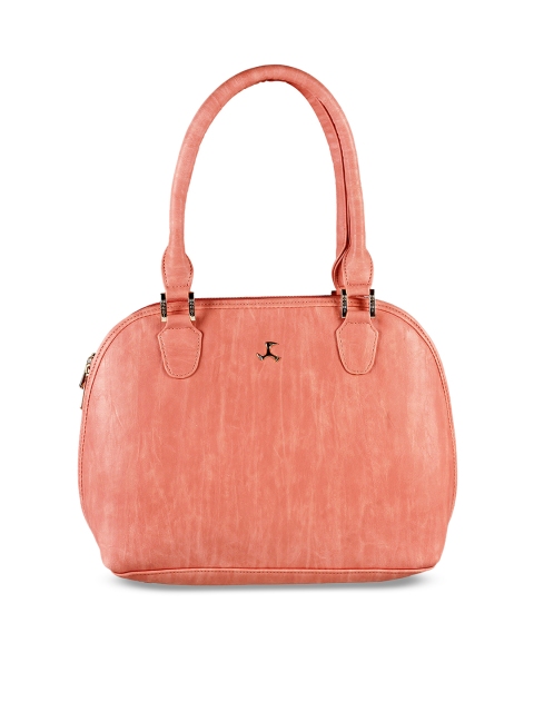 

Mochi Orange Solid Handheld Bag