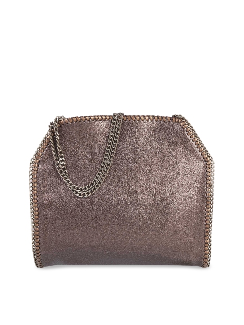 

Mochi Women Metallic-Toned Textured Sling Bag