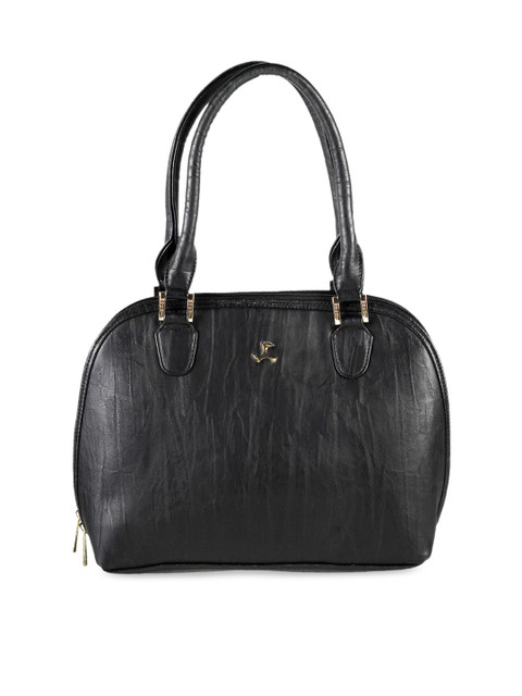 

Mochi Black Solid Handheld Bag