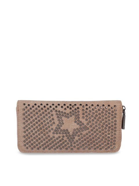 

Metro Women Khaki Embellished Purse Clutch