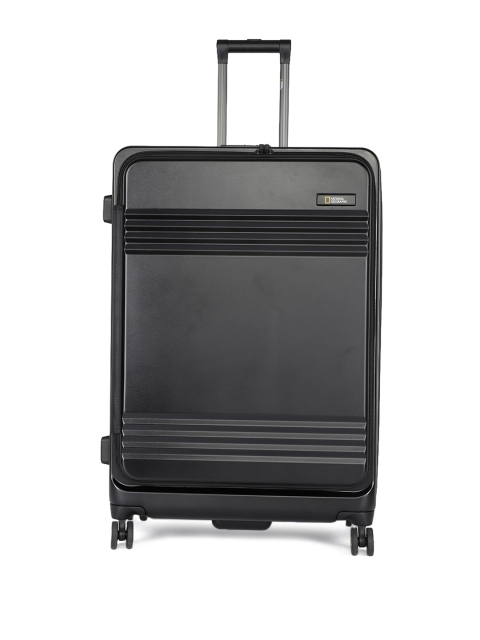 

National Geographic Unisex Black Lodge PC 71cm Large Trolley Suitcase