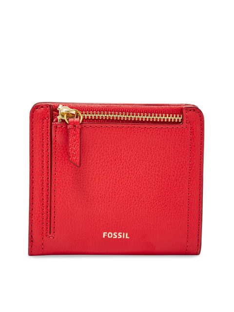 

Fossil Women Red Printed Wallet