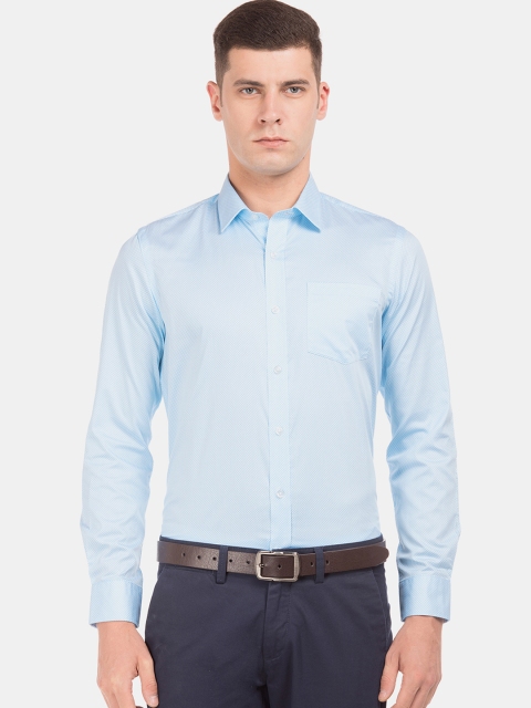 

Arrow Men Blue Slim Fit Printed Formal Shirt