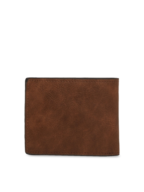

ALDO Men Brown Solid Two Fold Wallet