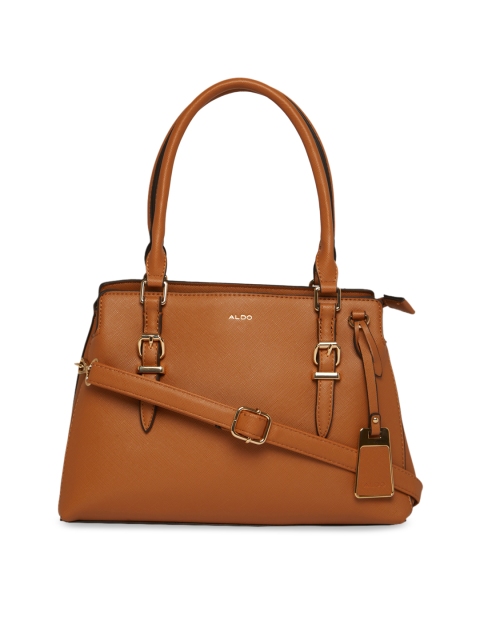 

ALDO Tan Brown Solid Handheld Bag