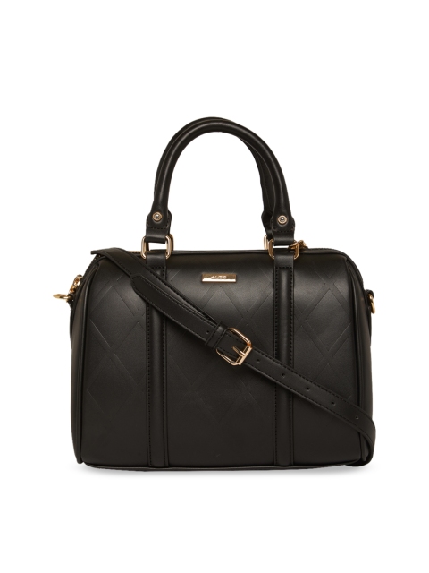 

ALDO Black Solid Handheld Bag