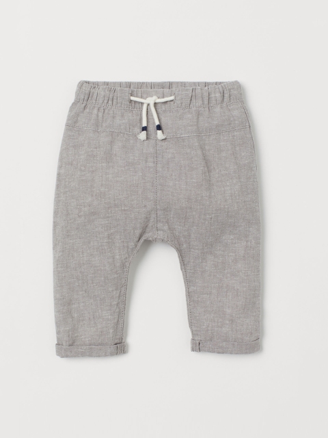 

H&M Infant Grey Loose Fit Pull-On Trousers