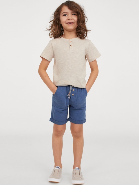 

H&M Boys Blue Sweatshirt Shorts