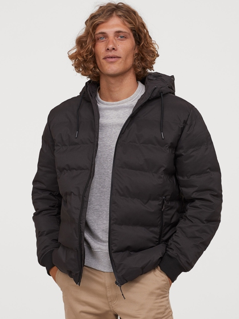 

H&M Men Black Padded Jacket