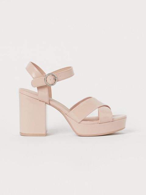 

H&M Women Orange Platform sandals