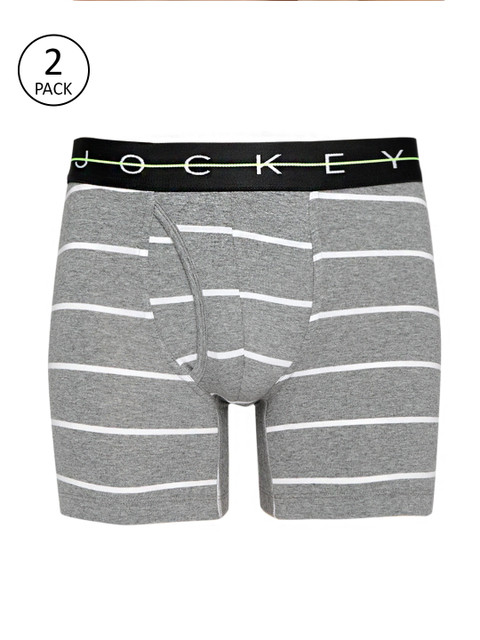 

Jockey Men Innerwear Vest With Trunks, Charcoal