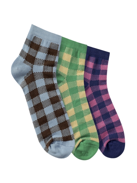 

ONELEPH & CO Pack of 3 Assorted Ankle-Length Socks