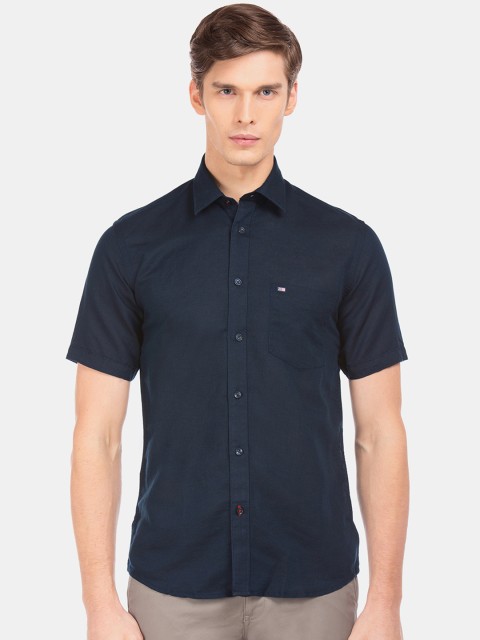 

Arrow Sport Men Blue Regular Fit Solid Casual Shirt